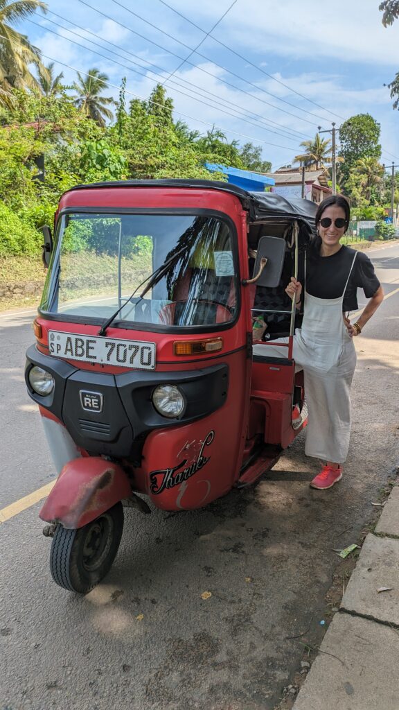 Viajes en tuk-tuk en Sri Lanka